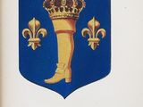 a picture of a coat of arms with a crown on it