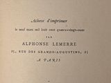 an old book with a black and white title on it