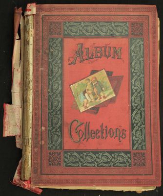 un vieux livre avec l'image d'un homme et d'une femme