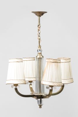 an image of a chandelier with three lamps on it