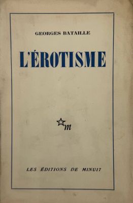 la couverture d'un livre intitulé « L'érotisme »