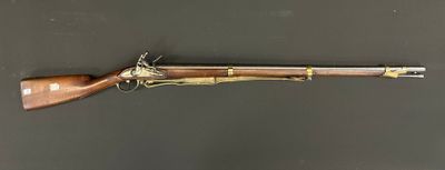 Fusil de Marine, modèle 1777. Canon rond, à pans au tonnerre…