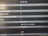 a lot of information on the screen of the computer