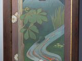 a picture of a painting on the wall of a room