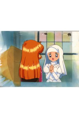 anime scene of a nun and a nun nun in a room