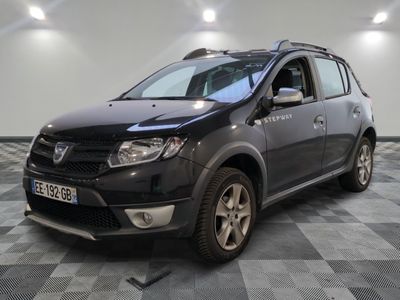 une photo d'une Dacia noire garée dans une pièce