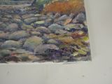 a picture of a painting on the wall of a room