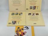a yellow book with a picture of a man and a woman on it