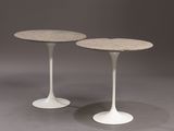 paire de tables d'appoint « Tulip » signées Eero