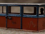 a toy train that is sitting on the ground