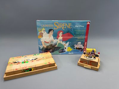Jeu de société « La Petite Sirène » de Disney, avec boîte et règle du jeu