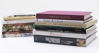 Ensemble de 18 ouvrages comprenant « Les faïenceries rochela…