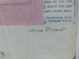 a piece of paper with a picture of a man on it