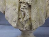 an image of a bust of a man with a surprised look on his face