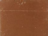 an old brown suitcase with writing on it
