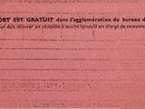 document with french writing on it and a picture of a cat