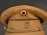 an image of a hat with a red eye on it