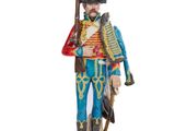 figurine représentant un petit soldat en uniforme, muni d'un fusil