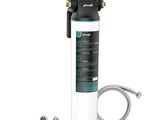 a close up of a water filtrator on a white background
