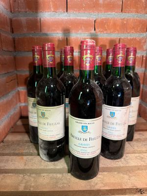 12 bouteilles L'ABEILLE DE FIEUZAL, Pessac-Léognan 1986 (els…