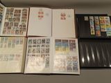 many different types of stamps on a table