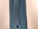 a phone that is sitting on a blue case
