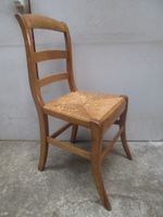 Lot de 8 chaises paillées en bois fruitier - XIXe (3 modèles… (photo 3)