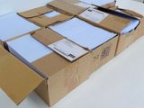 a lot of boxes that are sitting on a table