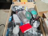 two boxes of assorted items sitting on the floor