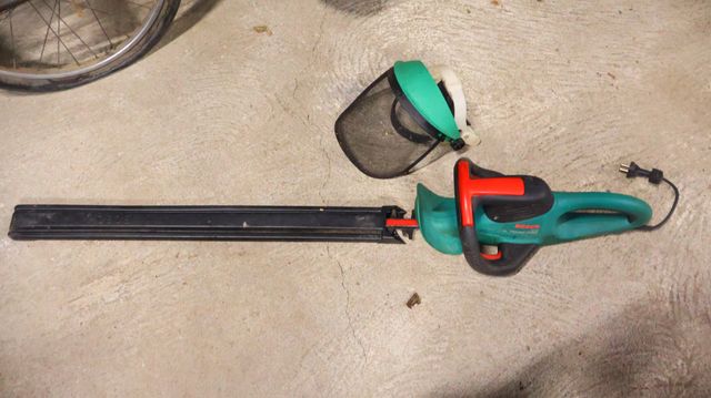 BOSCH 7000 pro taille haie électrique avec casque