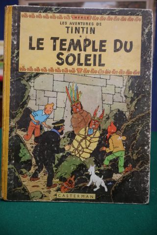 HERGE : « TINTIN, LE TEMPLE DU SOLEIL » Ed CASTERMANN de 1949 (tr...