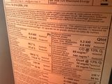 a close up of a label on the back of a water heater