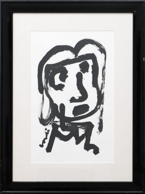 une image représentant un dessin en noir et blanc d'une personne
