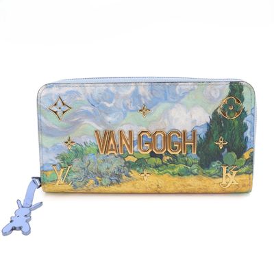 an image of a wallet with a van gogh painting on it