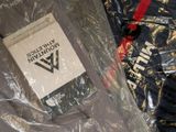 a book on a plastic bag next to a pair of scissors