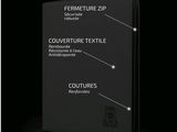 an image of a black book with information on it