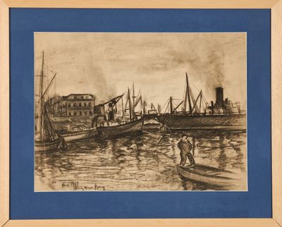 Henry-Marie BESSY (1895-1969) Nice, le vieux Port