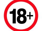 une image représentant un panneau rouge et blanc sur lequel figure le chiffre 18