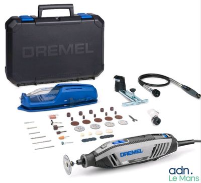 Le kit d'outils électriques Dremel est prêt à l'emploi