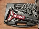 a tool set in a tool case on a table