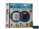 nintendo wii game console with two game controllers in a box