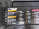 a close up of a tv with a lot of information on it