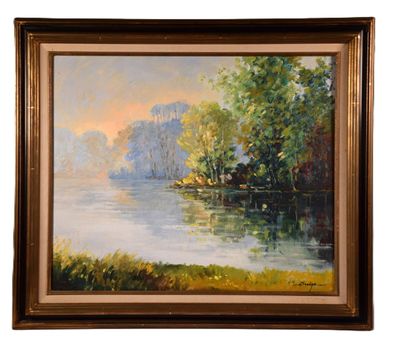 OUINE Lionel "Les Bords de l'Eure" - Photo 1