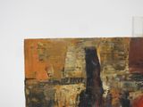 a painting on display on the wall of a room