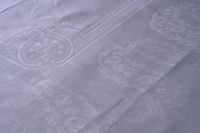 Nappe de banquet damassée aux graminées et volubilis, aux Gr… (photo 4)