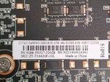 a close up of a computer board with a barcode on it