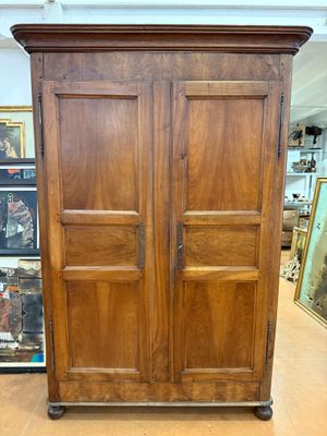 Armoire en noyer et bois fruitier.