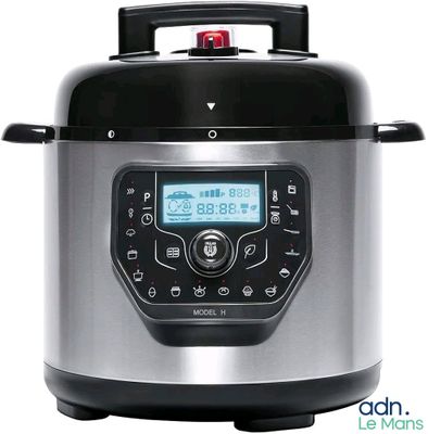 an image of a digital pressure cooker on a white background