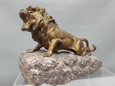 BOUSQUET Robert (1894-1917): "lion rugissant".