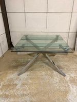 Table de salle à manger à piètement étoile en métal chromé, … (photo 5)